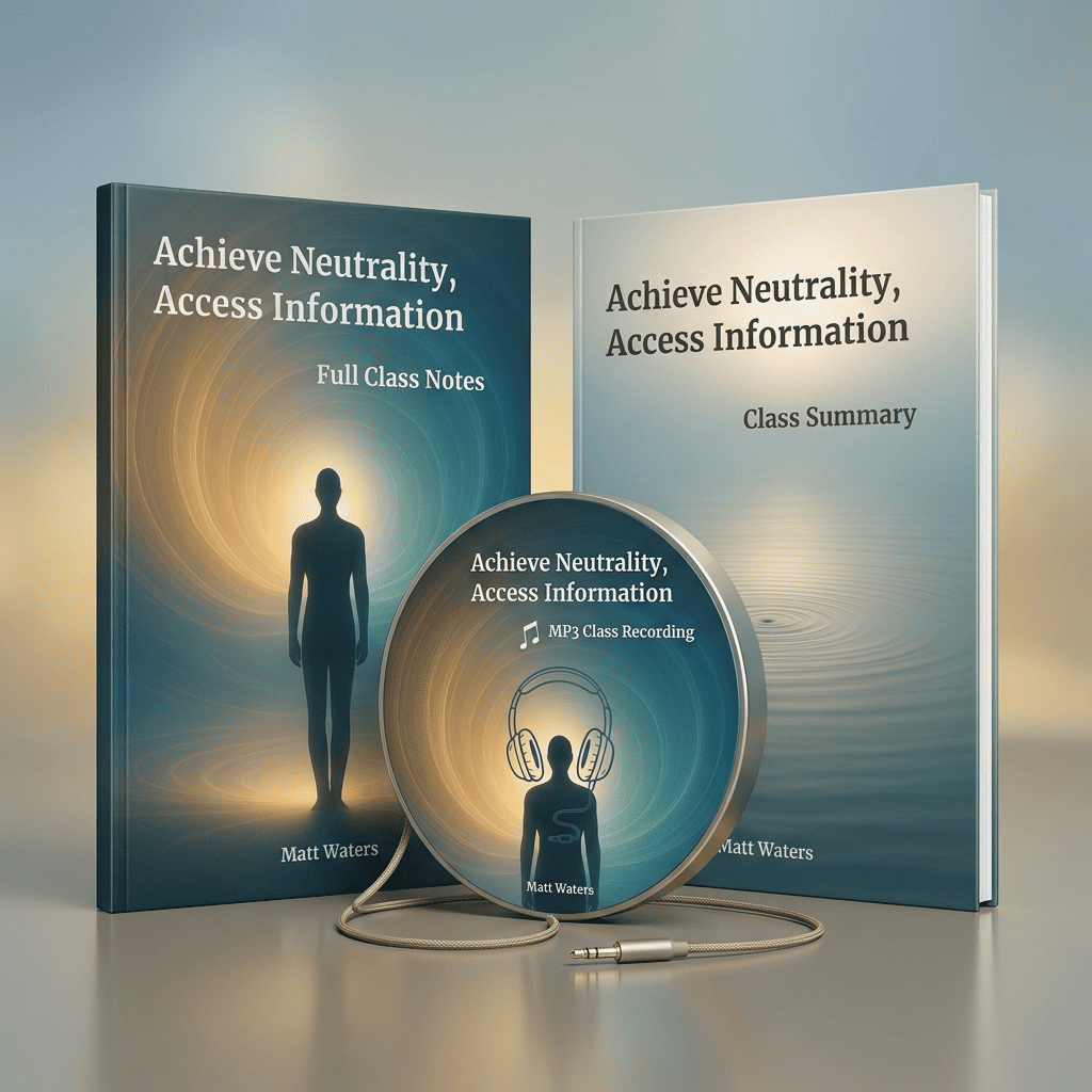 The ANAI Class: Full Class Notes, Class Summary, and MP3 Recording